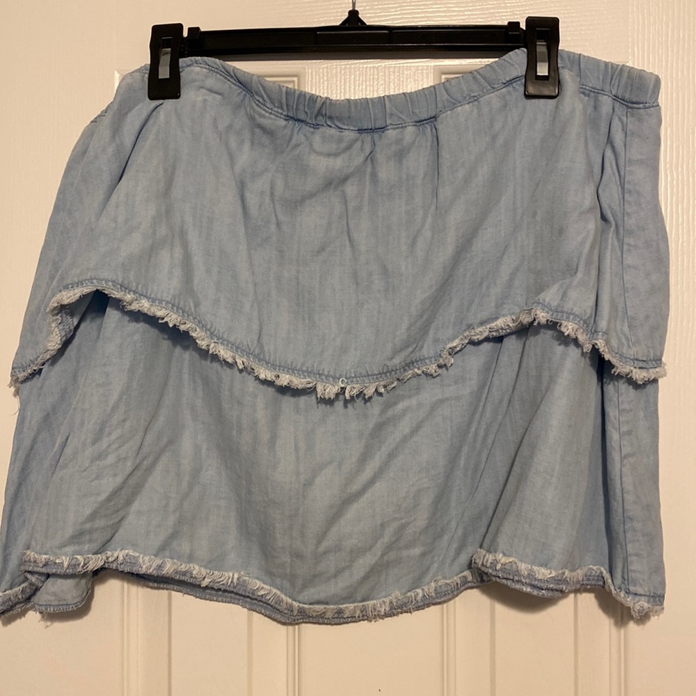 Denim Tube Top